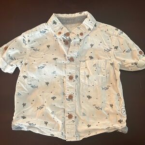 Boys Button Up Shirt Size 1